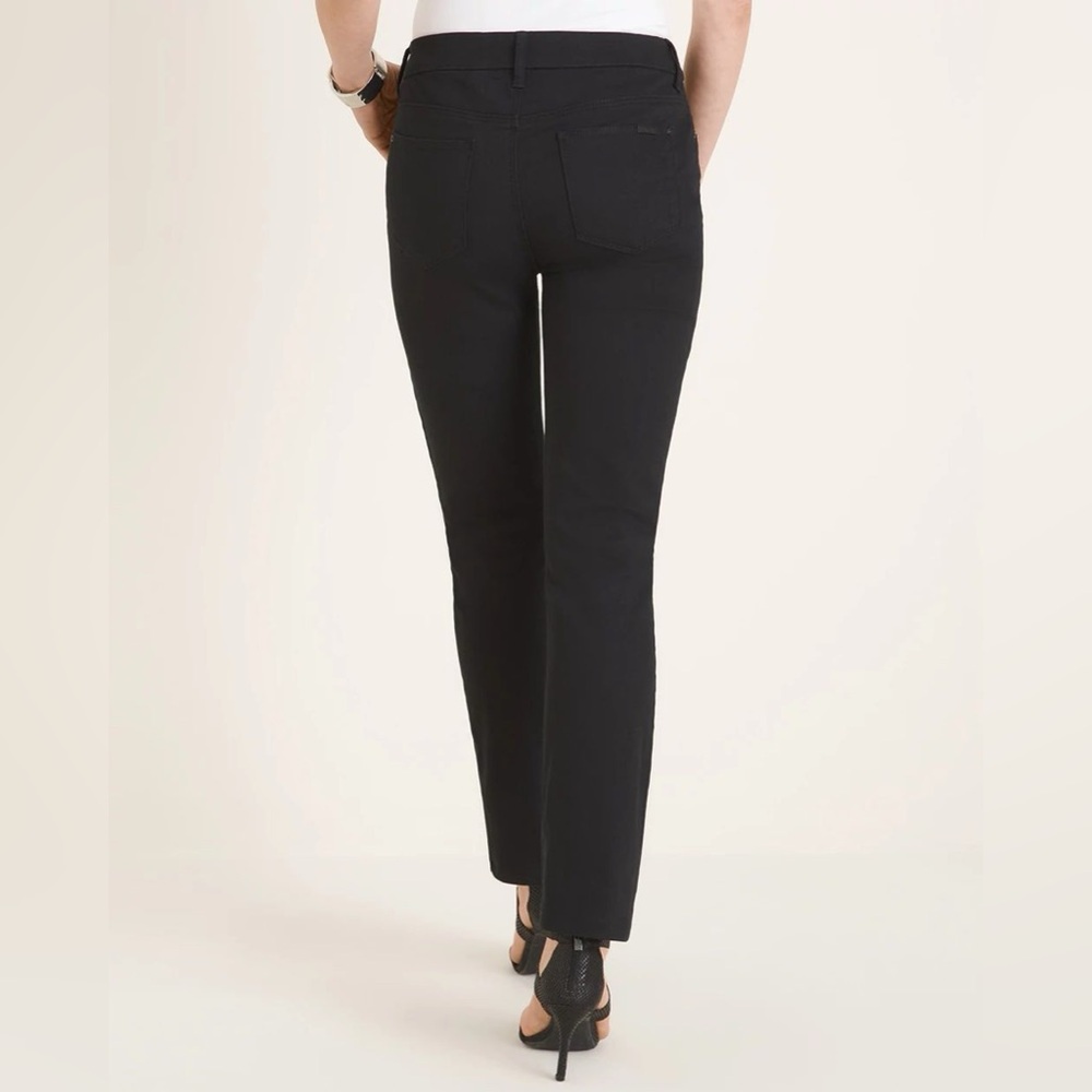 Chico's So Slimming Girlfriend Black Slim Leg Ankle Jeans Size 0.5 (US 6) - Picture 4 of 9